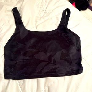 workout cropped tank